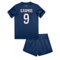 Maglia Calcio Paris Saint-Germain Goncalo Ramos #9 Prima Divisa Bambino 2024-25 Manica Corta (+ pantaloncini)